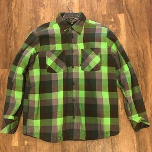 North Face plaid coat